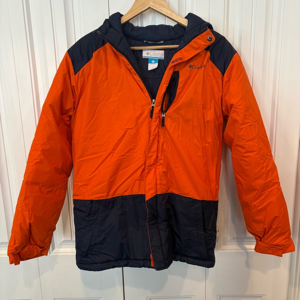 Columbia Orange And Blue Jacket Size XL